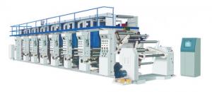 26Kw Gravure Printing Machine , Rotogravure Printing Machine For Plastic Film / Paper