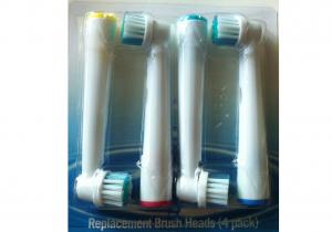 China Replacement Ultrasonic Toothbrush Head For Oral B , 4 PCS Set on sale