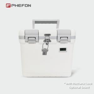  6L Portable Medical Cooler Box Outdoor Locking PU Foam Medicine Ice Cooler Box 48H Cold Time Manufactures