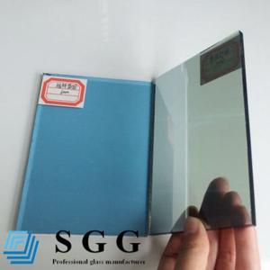 China Top quality 6mm light blue reflective glass sheet on sale