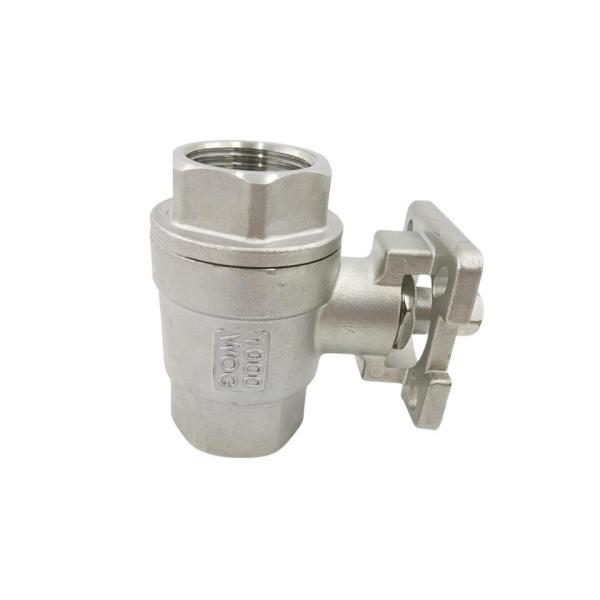 304/316 Stainless Steel High Platform 2PC Ball Valve Body for Oil Media ISO 9001 Standard