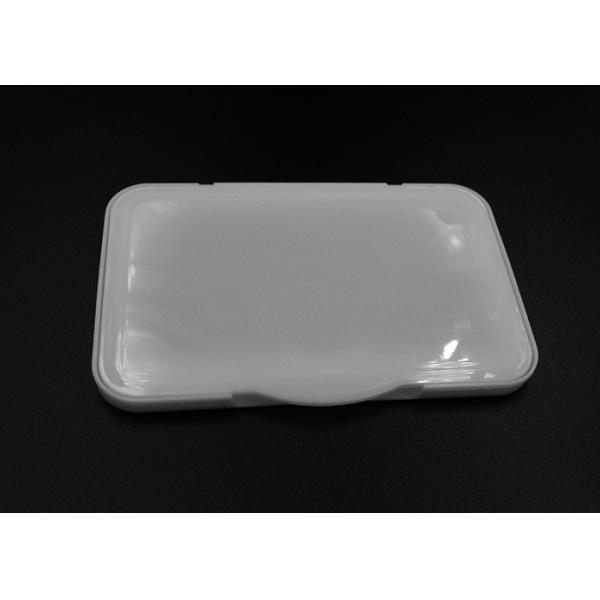 Rectangle Shape Smooth 99mm Wet Wipe Pail Flip Top Cap