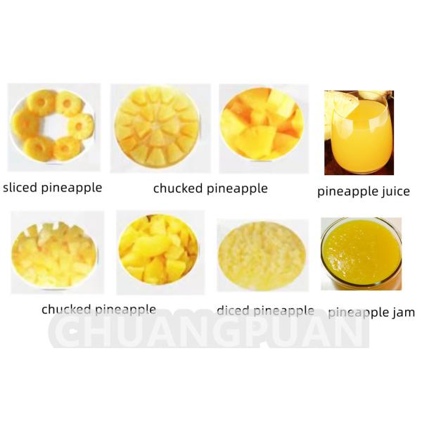 Industrial 1-10T/H Pineapple Processing Line 30-32 Brix
