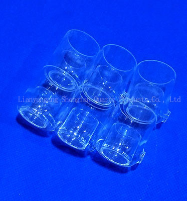 Anti Crystalline Quartz Test Tube Non Cap ISO Certified For Lab Implement