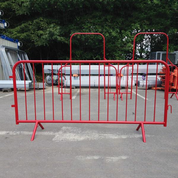 Crowd Control Barriers Manufacturers directly supply RAL 2004 Dupont Powder Coated Crowd Control Barriers