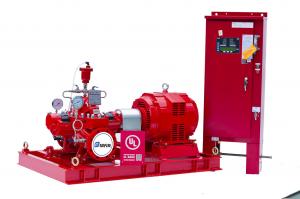 China Ul Fm Approved Fire Pumps / Hospital Electric Motor Driven Water Pump Split Case Centrifugal Pump 91M3/H 134m on sale