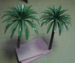 mini copper coconut tree 1:1000---metal palm trees,miniature artificial trees