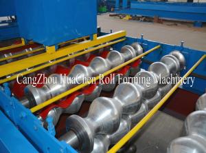  1250 Width Metal Roll Forming Machines / 15 Rows Tile Making Machinery Manufactures