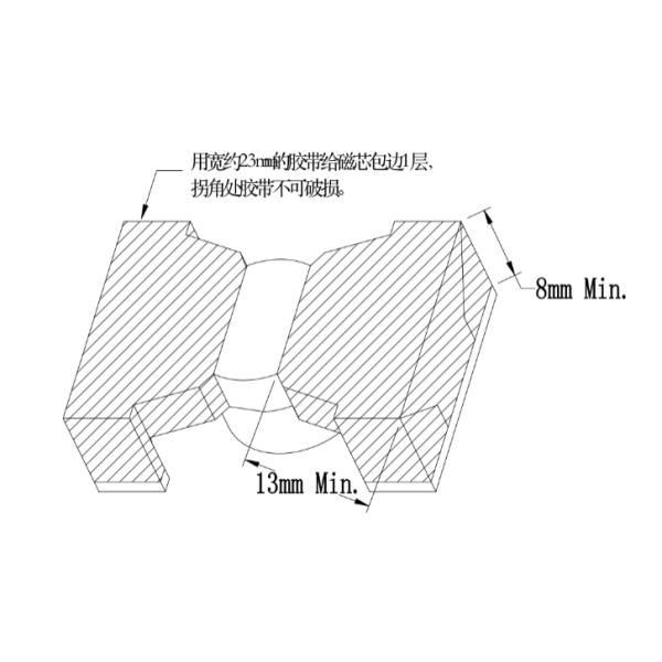 PQ3220 LF Transformer 10KHz To 1MHz 10W To 10KW