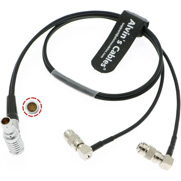  Alvin'S Cables Timecode Input Output Cable For ARRI Alexa Sound Devices Atomos Ultrasync One 5 Pin To Dual DIN Timecode Manufactures