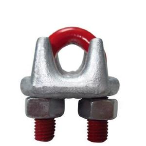 China Electric Wire Rope Clip U.S Type Carbon Steel Galvanized 1/8 Inch To 3-1/2 Inch on sale