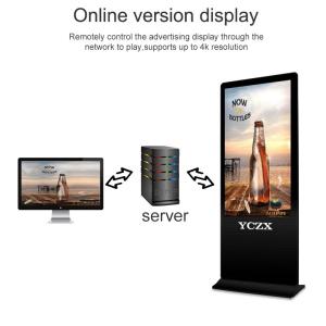Vertical Touch Screen Kiosk , 43" All In One Digital Advertising Display