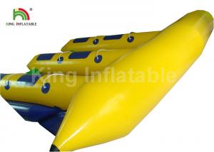 6 Person Seat Inflatable Flying Fish Tube Banana Boat For Summer Sport Water Game Manufactures