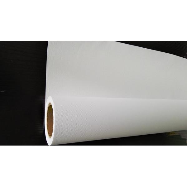 Inkjet Print Fabric Polyester Canvas Rolls With Blank White Matte Coated Surface