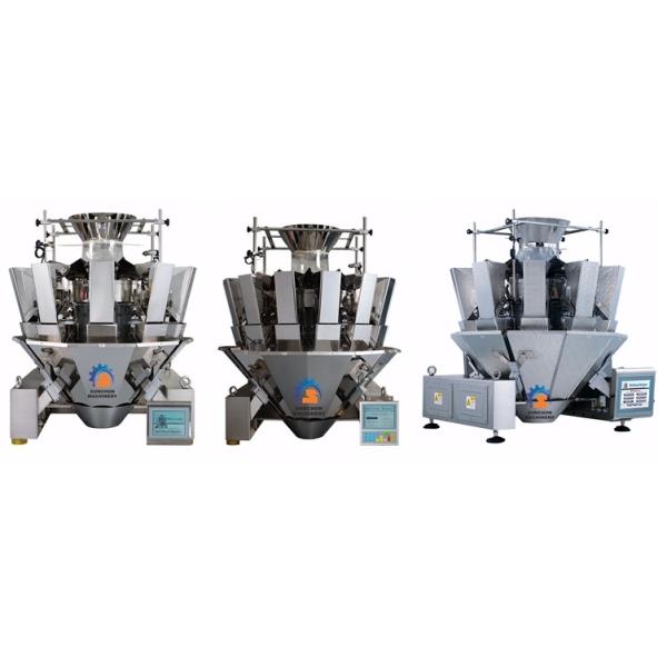 Vetical Sugar / Seed / Salt Packaging Machine With 4 Heads 1000ML Volume