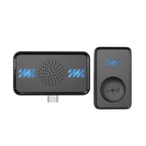  Wireless Waterproof Doorbell, No Battery Required, Self-Powered Chime, 58 Melodies, 4-Level Adjustable Volume, Easy Installation, Long Range, Energy Manufactures