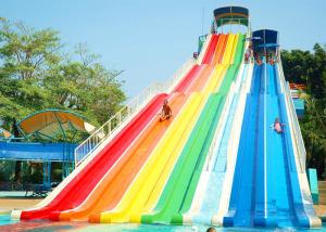  Extreme Water Park Slide , Children Fiberglass Sleigh / Cannon Water Slide Manufactures