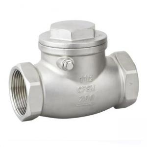 China Forged Swing Gate Check Valve One Way Body Pipe Fittings ISO9001 on sale
