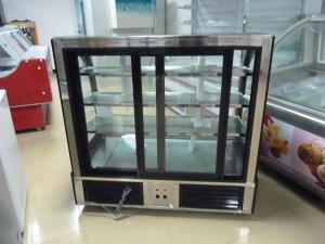  Three - Sided Glass R134a Cake Display Freezer Eco Friendly Customize for Singapore Manufactures