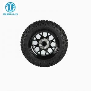 China Electric Fuel Aluminum Steel Golf Cart Tires And Wheel Covers on sale