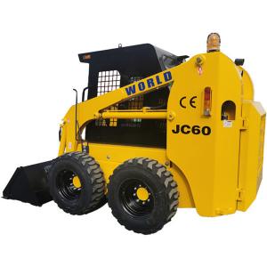 China 4WD Kubota Skid Loader Yellow Color With Multi Function Attachment on sale