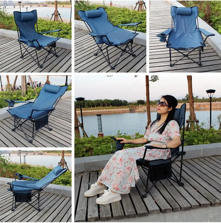 Portable Outdoor Entertainment Equipment Folding Rocking Chair 600D Fabric