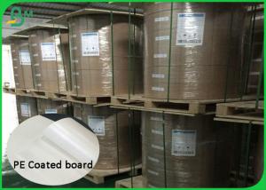  FDA 180G 200G One side Poly Coated Kraft / FBB Board for lunch Box Paper Manufactures