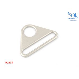 High End Bag Metal Buckle / Triangle Belt Buckle Accepted OEM Or ODM For Bag