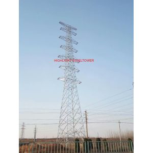  Galvanized Electric Transmission Tower Arc Welding Durable Q235 Q235 Manufactures