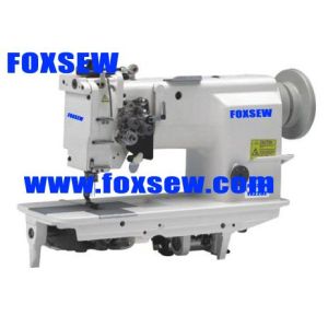  High Speed Double Needle Feed Sewing Machine with Split Needle Bar FX2252 Manufactures