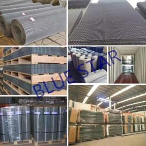  Galvanized / Carbon Steel Wire Mesh Single / Double Intermediate Weave Pattern Manufactures