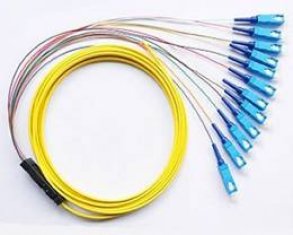 Buy cheap 4, 6, 8, 12, 24, 48 Fibers Optional Ribbon multi-fiber Optic Pigtail for from wholesalers