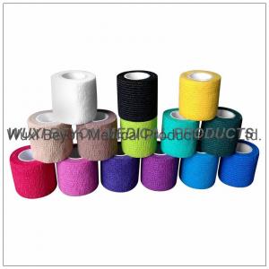 China Black Flexible Cohesive Bandage Self Adhesive Cohesive Elastic Bandage on sale