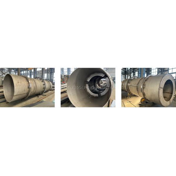 Large Capacity Revolving Rotary Drum Fertilizer Granulator For NPK Fertilizer