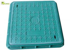 China Green Plumbing Drainage Systems Drain Grating Composite Recessed Manhole Cover on sale