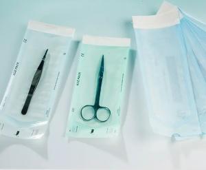 China 5.7 Cm X 13 Cm Medical Sterile Bag Dental Packaging Peel Pack Self Seal on sale