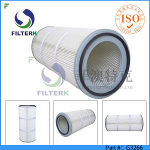 China Spunbond Polyester Nonwoven Air Filter Cartridge 99.9% Efficiency on sale