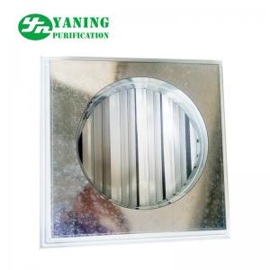 China Return Air Grilles Clean Room Ventilation Architectural Air Shutter With Pipe Connection on sale