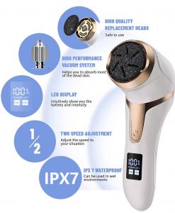  Portable USB Electric Foot Callus Remover Electric Vacuum Adsorption Foot Grinder Manufactures