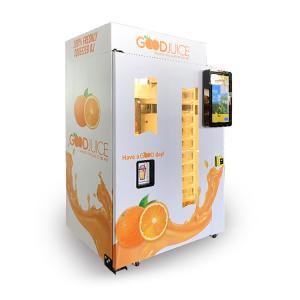 China Multi Payment   Credit Card Wifi Orange Juice Vending Machine on sale