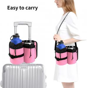  Luggage Travel Cup Holder Durable Free Hand Fits All Suitcase Handles Manufactures