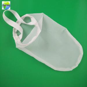 China Food Grade Soy Milk Filter Bag Nylon Material Customized Size 20 - 300 Mesh on sale