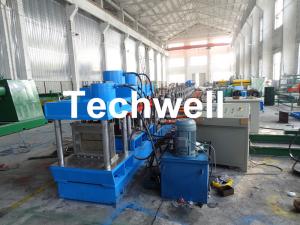  Gear Box Driving Type Purlin Roll Forming Machine For Making C / Z Channel With 1.5-3.0mm Thickness Manufactures