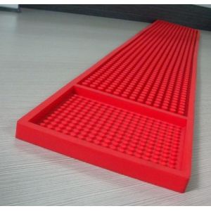 Custom high quality soft PVC anti slip grip bar mat