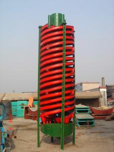 China Red Mining Ore Dressing Equipment Spiral Chute Separator Diameter 1200mm 900mm on sale