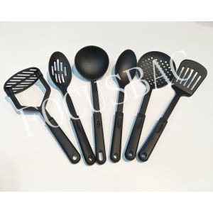 Customized color 6pcs kitchen non stick Nylon Kitchen Utensils Cooking Tool Set