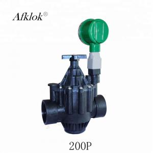  Nylon Material 2 inch Irrigation Valve Water Solenoid Valve with Timer Manufactures