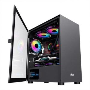 China Artshow Computer Case - Cool and Clean Designed, Integrated Stamping Steel Front Panel,Tempered Glass Hinged Swing Doors on sale
