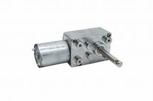  24V Dc Worm Gear Motor With Encoder Micro Ratio 1/52 For Industrial Equipment Manufactures