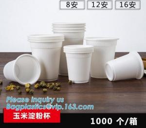  6OZ Corn Starch Biodegradable Disposable Cup,Eco-friendly Corn Starch Cup Party Tableware Biodegradable Food Container Manufactures